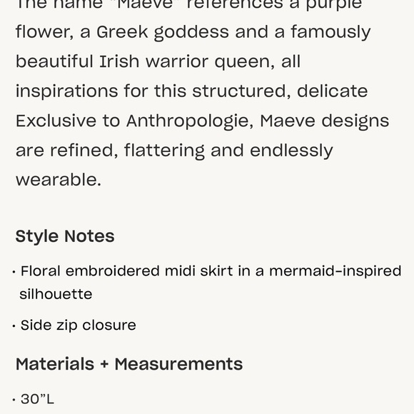 Maeve Blue and Green Midi Skirt size 10, bridal, baby shower, church lik… - Picture 5 of 8